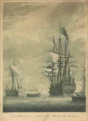 Schifffahrtsszene aus der Sammlung von Nathaniel Blackerby