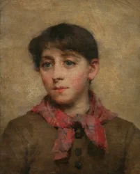 Ein Newlyn-Mädchen