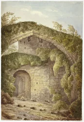 Innenansicht von Conway Castle