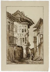 Ländliche Straßenszene