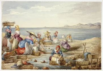 Wäscherin in Nizza