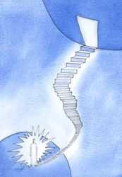 Eine Treppe zum Himmel: Es war Christus, der mich am Anfang des langen 