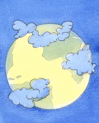 Eine dichte Wolke scheint jene Teile der Erde zu bedecken, wo Krieg herrscht, der viele Menschen von Gott abschneidet