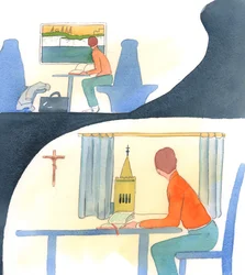 Eine Person, die ein neues Land annimmt und liebt, findet alles heraus, was sie kann, studiert seine Geschichte, reist zu schönen Orten und verteidigt es gegenüber anderen, 2005