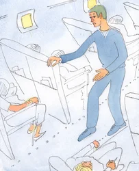 Eine Person, die immer um ihren Seelenzustand und die Wahrscheinlichkeit, in den Himmel zu kommen, besorgt ist, ist wie ein Urlauber, der im Flugzeug herumrennt und sich ängstlich nach dem Wetter erkundigt