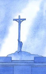 Bei jeder Messe stehen wir neben dem gekreuzigten Christus zu unserer Erlösung