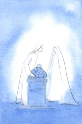 Bei der Ostermesse sagte ich, dass ich wünschte, ich hätte sie besser gekannt. Dann war Unsere Liebe Frau neben mir, begrüßte mich und freute sich über meine Freude