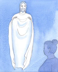 Christus tröstet und beruhigt uns, wie eine Mutter ihre Kinder beruhigt, wenn sie besorgt oder verängstigt sind.