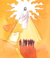 Christus sehnt sich danach, dass alle Menschen, von denen er geboren wurde, erkennen, dass er der von den Propheten verheißene ist