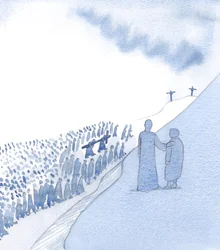 Christus schaut zärtlich auf unser Gedenken an sein heiliges Leiden. Er liebt unsere Hingabe und sieht, wie wir in Demut voranschreiten