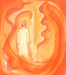 Christus, unser Gott, ist jetzt in seiner Reinheit und Macht im Himmel