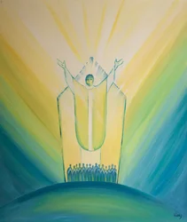 Christus, unser Hohepriester, betet bei der Messe mit uns und für uns