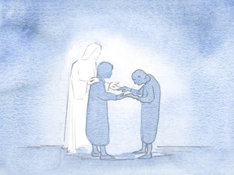 Mir wurde gezeigt, dass jedes zärtliche Wort oder jede Geste von mir ein heiliger und glücklicher Weg ist, auf dem Christus andere durch mich grüßt