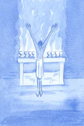 Wenn Christus - mit Ehrfurcht - dem Vater demütiges Lob darbringt, wagt es jemand auf Erden, Lob mit weniger Ehrfurcht darzubringen?, 2002