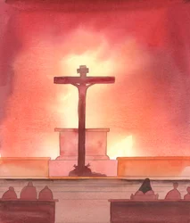Es ist eine Tragödie in Christi Augen, dass vielen Katholiken gesagt wird, die Messe sei einfach ein Mahl - ohne Erwähnung des Opfers, das Er auf Golgatha dargebracht hat, das in unserem Heiligtum gegenwärtig gemacht wird