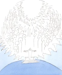 Es ist, als ob der Himmel bis zu einem Kirchenschiff herabgestiegen ist