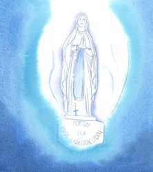 Maria, die unbefleckte Jungfrau Mutter Christi, hat eine Reinheit, die außergewöhnlich ist; und wir, die nicht so rein sind, müssen Buße für unsere Sünden tun, sowie um Hilfe und Vergebung beten