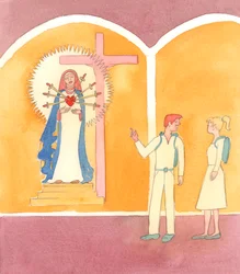 Kein Katholik sollte auf unsere alten christlichen Andachten herabschauen oder auf die anderer christlicher Kulturen, wo die Bildsprache des Glaubens in einer ungewöhnlichen oder ungewohnten Erscheinung gekleidet ist; zum Beispiel Unsere Liebe Frau der Sch