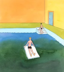 Niemand erreicht Heiligkeit, indem er schüchtern auf die Wasser der Heiligkeit schaut oder versucht, an der Oberfläche zu bleiben, 2005