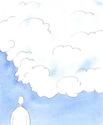 Die Gottheit ist wie eine undurchdringliche Wolke, die wir mit unserem Blick nicht durchdringen können, um Gottes Pläne und Gedanken zu verstehen, 2005