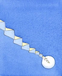 Wir ahmen Christus nach, der schmerzhaft eine Treppe zu Pilatus hinaufstieg, während wir eine heilige Treppe von der Erde zum Himmel hinaufsteigen und versuchen, durch Gottes Gnade bis zum Ende vertrauensvoll und treu zu bleiben