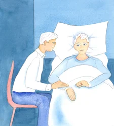 Wenn ein Familienmitglied in sehr schlechter Gesundheit ist, ist es wichtig, dass Menschen in einer christlichen Familie aktiv auf den Tod vorbereiten, sich dem Herrn im Vertrauen zuwenden, ehrlich miteinander sprechen und mit Sensibilität und Sanftmut han