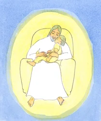 Wenn ein Freund Christi ihn in der Heiligen Kommunion empfängt, aber zu krank und müde ist, um zu beten, kann sie sicher sein, dass Christus sie in seiner liebevollen Fürsorge 