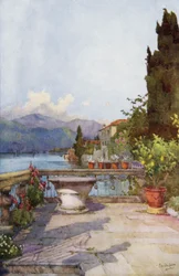 Ein Garten in Orta