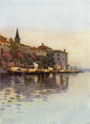 Ein grauer Morgen, Lago Maggiore