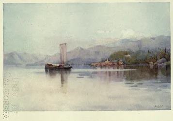 Bellagio, Lago di Como, Illustration aus 