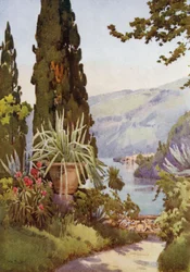 Im Garten der Villa Arconati, Lago di Como