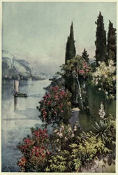 Villa Giulia, Lago di Como, Illustration aus 