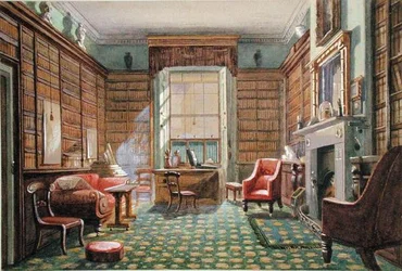 Die Beratungsräume von Nr. 2 Rodney Street, Liverpool, ca. 1830