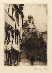 Straße, Mont St. Michel
