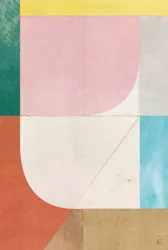 Gedämpfte geometrische Formen