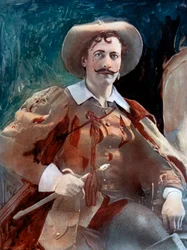 Lewis Waller in Die drei Musketiere, ca. 1902