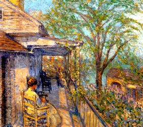 Die obere Veranda