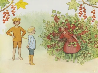 Lasse Liten im Garten 1923
