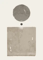 Minimalistische graue Formen