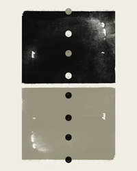 Monochrome Kreisstapel