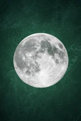 Mystischer grüner Mond
