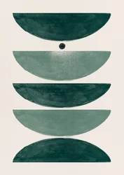 Ruhige grüne Geometrie