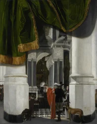 Innenraum der Nieuwe Kerk in Delft mit dem Grabmal Wilhelms des Schweigers