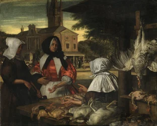 Der Vogelmarkt, Amsterdam, ca. 1660-70