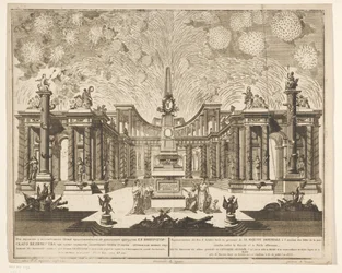 Feuerwerk in Moskau zur Feier des Endes des Russisch-Türkischen Krieges, 1775 (Akt III)