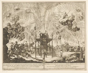 Feuerwerk in Moskau zur Feier des Endes des Russisch-Türkischen Krieges, 1775 (Akt I und II)