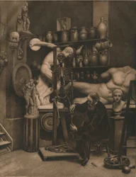 Mr. Heatherleys Urlaub: Ein Vorfall im Studioleben, ca. 1874