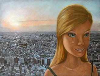 Barbie in der Dämmerung