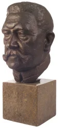 Erster Weltkrieg, historisch, Paul von Hindenburg Bronzekopf