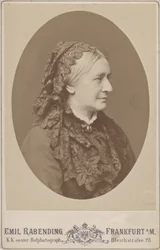 Porträt von Clara Wieck-Schumann, 1819-1896, 1883